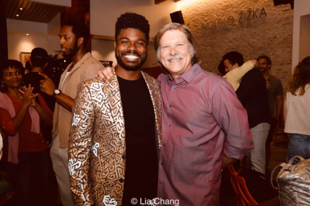 Dr. Edward W. Hardy and Eric Crist at Photos: BASIL BIGGS Workshop Premiere Closes at Wilma Theatre