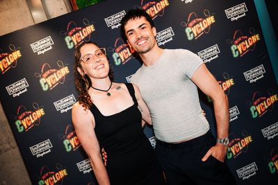 Bailee Carson & Damon Gould at gala night for RIDE THE CYCLONE, credit Charlie Flint Photo