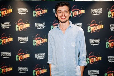 Henry Calvert at gala night for RIDE THE CYCLONE, credit Charlie Flint Photo