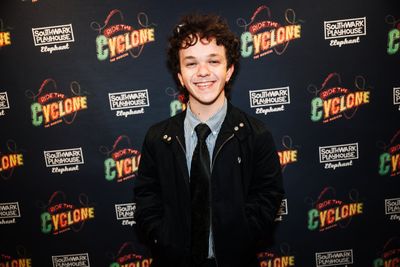 Jack Maverick at gala night for RIDE THE CYCLONE, credit Charlie Flint Photo