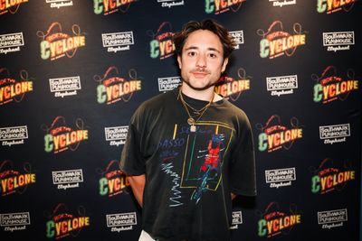 Ryan Sampson at gala night for RIDE THE CYCLONE, credit Charlie Flint Photo