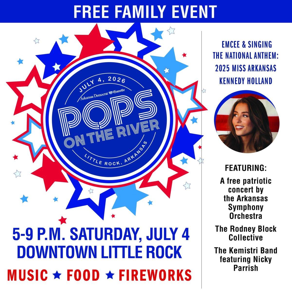 Review: 42ND ANNUAL POPS ON THE RIVER at First Security Amphitheater in Little Rock Image