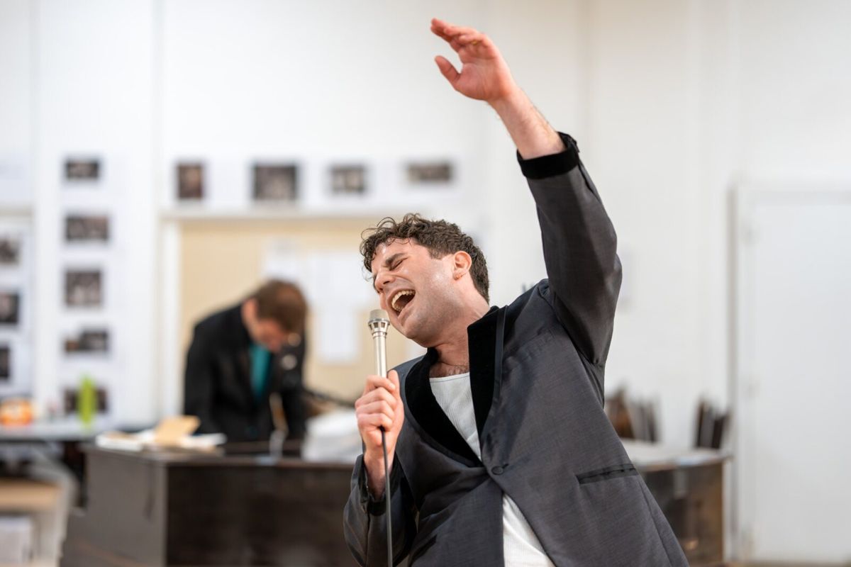 Gregor Milne, Ben Platt at Photos: Ben Platt and More in Rehearsal For MIDNIGHT AT THE NEVER GET