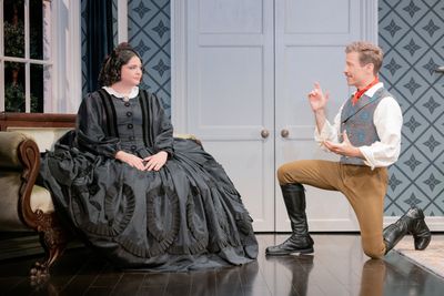 Meg Stalter and Barrett Foa Photo