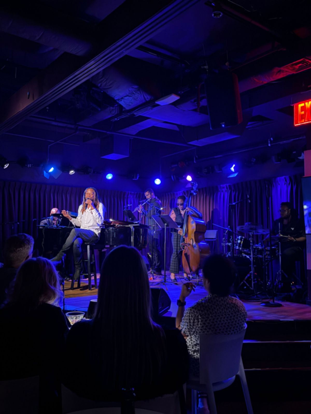 Jordan von Haslow, Dante Harrell, Jeremy-Paul Chatoor, Destiny    L   Queen    Diggs and Curtis McPhatter Jr. at Photos: Jordan Von Haslow Celebrates Nat King Cole and America’s 250th At The Green Room 42