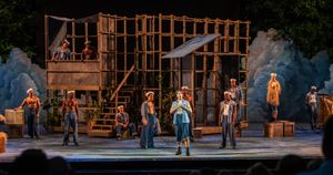 Bobby Conte (center) and members of the company @ BroadwayWorld Bobby Conte (center) and members of the company Photo