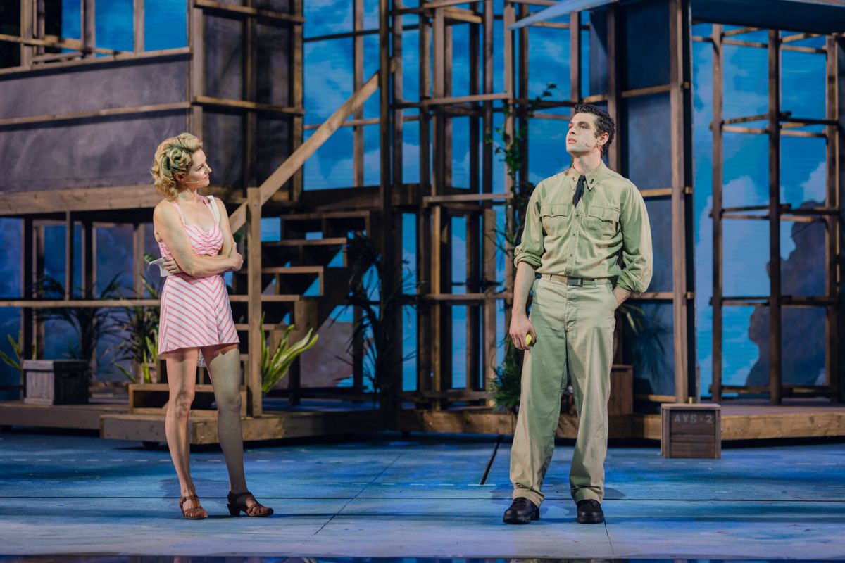 Taylor Louderman and Michael Canu at Photos: Paulo Szot, Taylor Louderman and More in SOUTH PACIFIC at The Muny