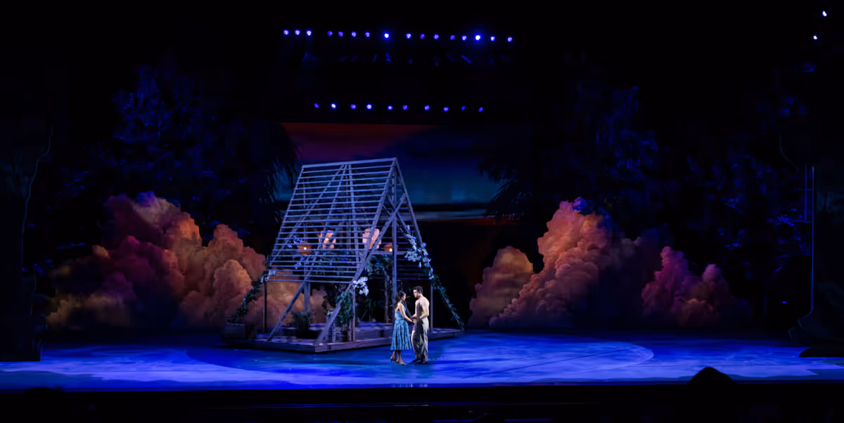 Michaela Marfori and Michael Canu at Photos: Paulo Szot, Taylor Louderman and More in SOUTH PACIFIC at The Muny