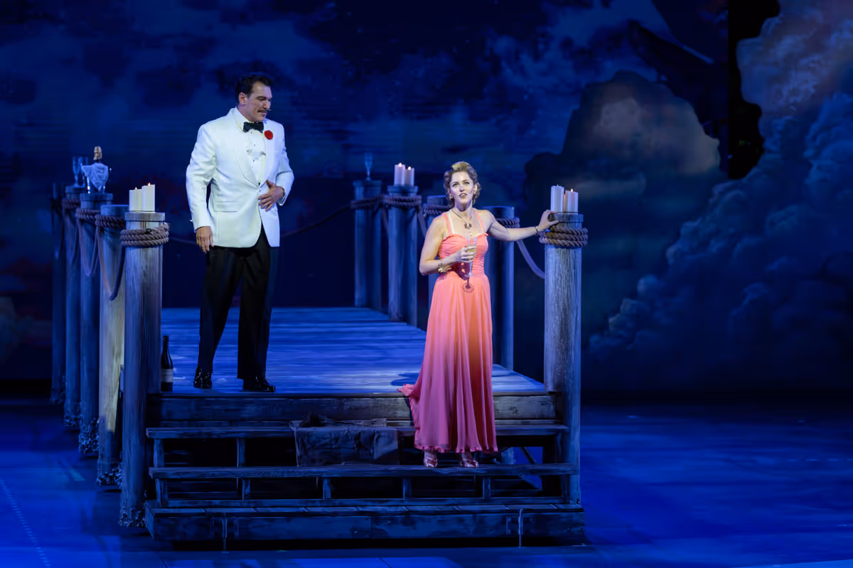 Paulo Szot and Taylor Louderman at Photos: Paulo Szot, Taylor Louderman and More in SOUTH PACIFIC at The Muny