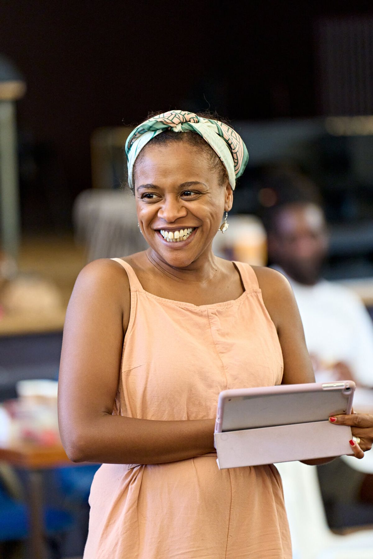 Ayesha Antoine at Photos: Alan Ayckbourn’s HOW THE OTHER HALF LOVES in Rehearsal