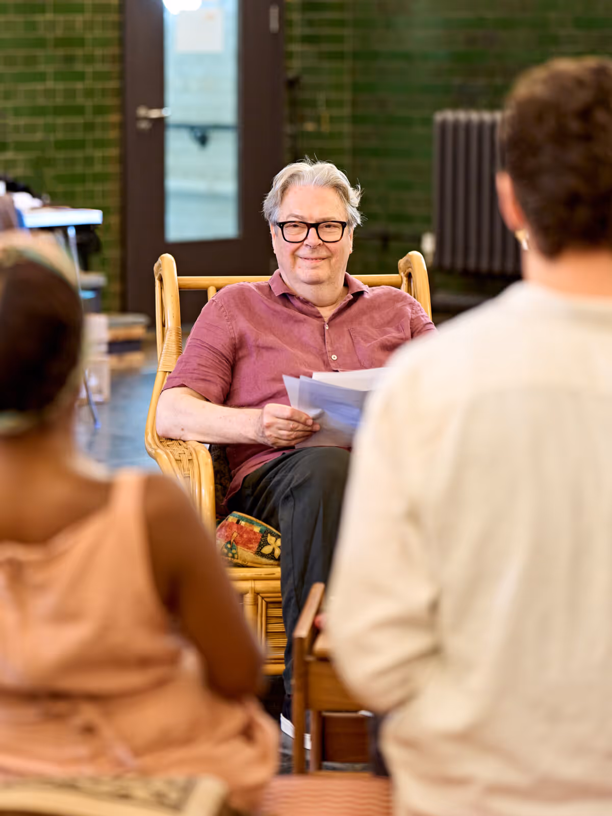 Roger Allam at Photos: Alan Ayckbourn’s HOW THE OTHER HALF LOVES in Rehearsal
