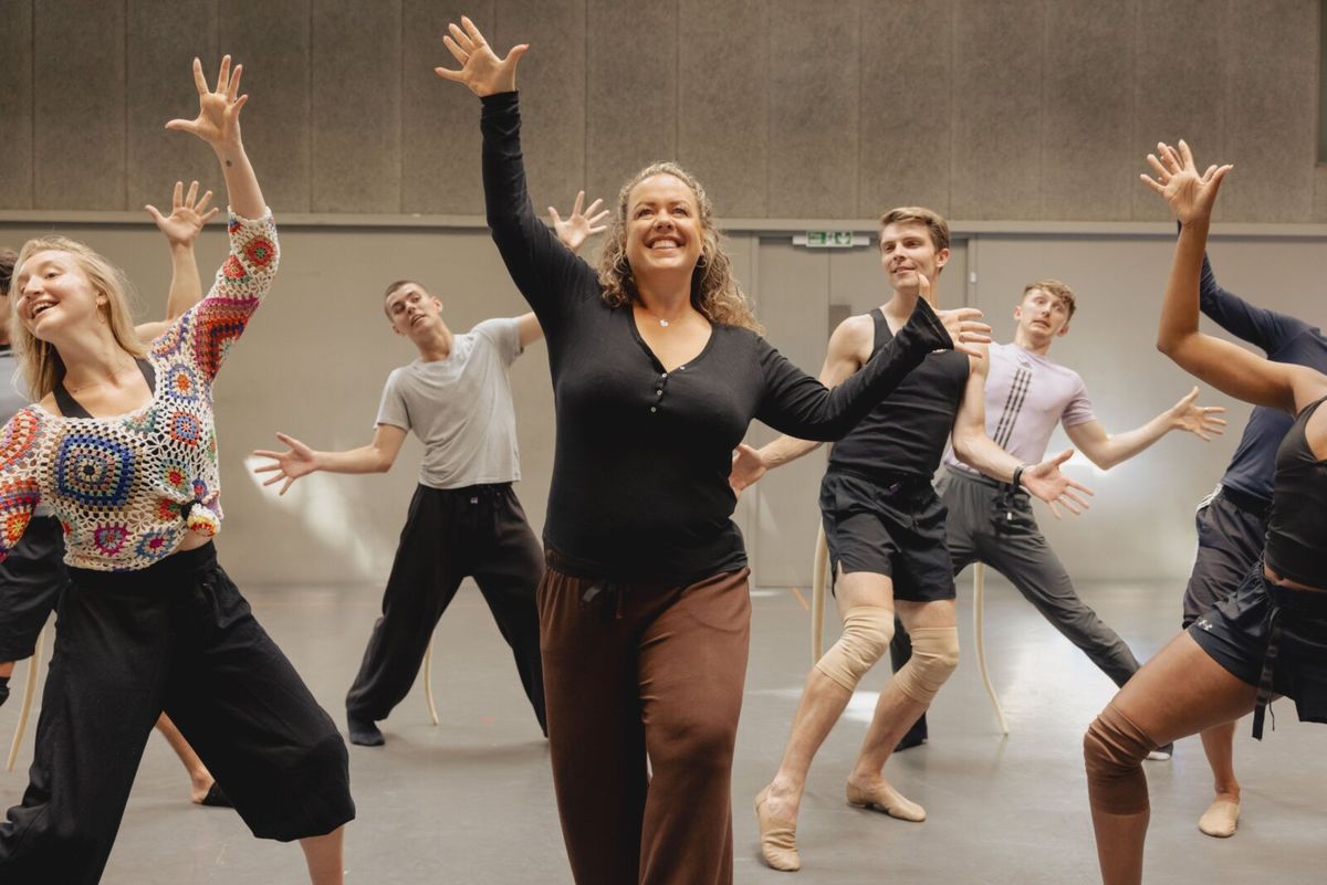 Charlotte Riby and cast at Photos: CATS in Rehearsal at Regent's Park Open Air Theatre