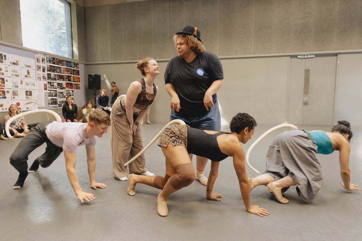 Lucie-Mae Sumner, Elliot Broadfoot and cast at Photos: CATS in Rehearsal at Regent's Park Open Air Theatre
