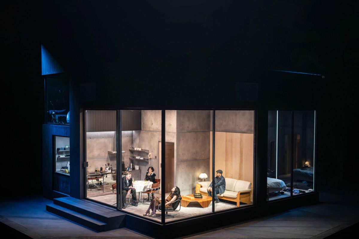 David Morrissey, Rakhee Thakrar, Mary-Louise Parker, John Macmillan at Photos: THE ORESTEIA is Now Playing at the Bridge Theatre