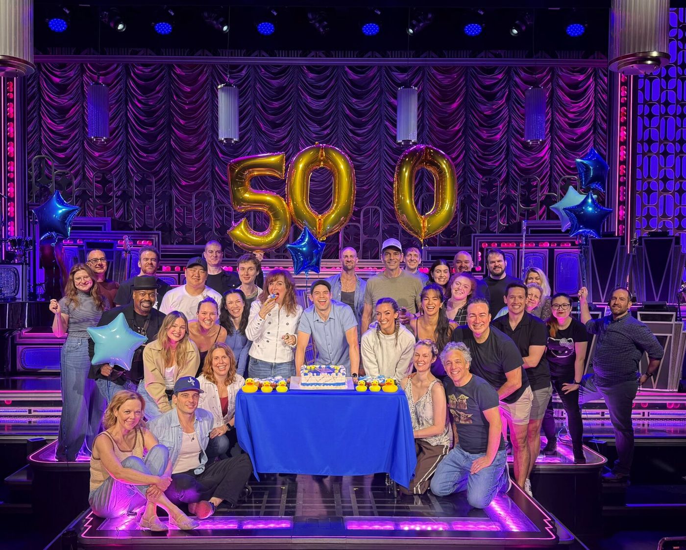 Photo: JUST IN TIME Celebrates 500 Performances on Broadway Image
