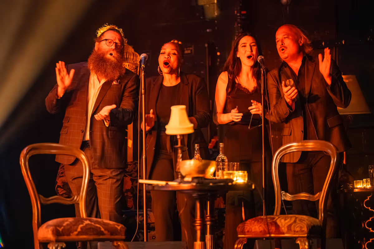 Ben Caplan, Divine Brown, Hailey Gillis and Andrew Penner at Photos: First Look At THE SECRET CHORD Playing CAA Theatre