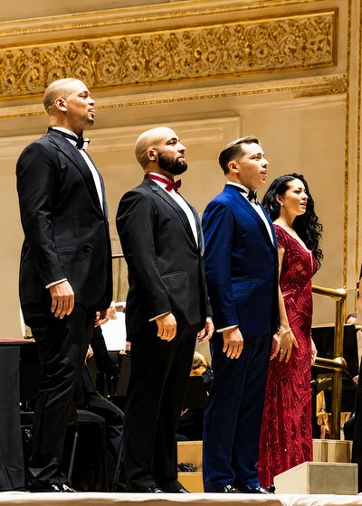 Kevin Thompson, Jeremy Brauner, Cody Austin and Samarie Alicea Photo