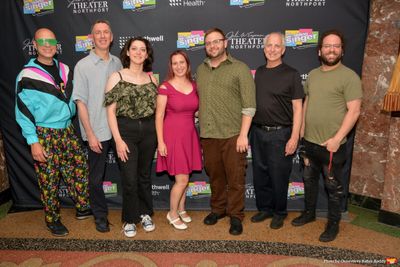 Laura Shubert (Sound Desiign) joins with Music Director Jacob Stebly and Music Coordi Photo