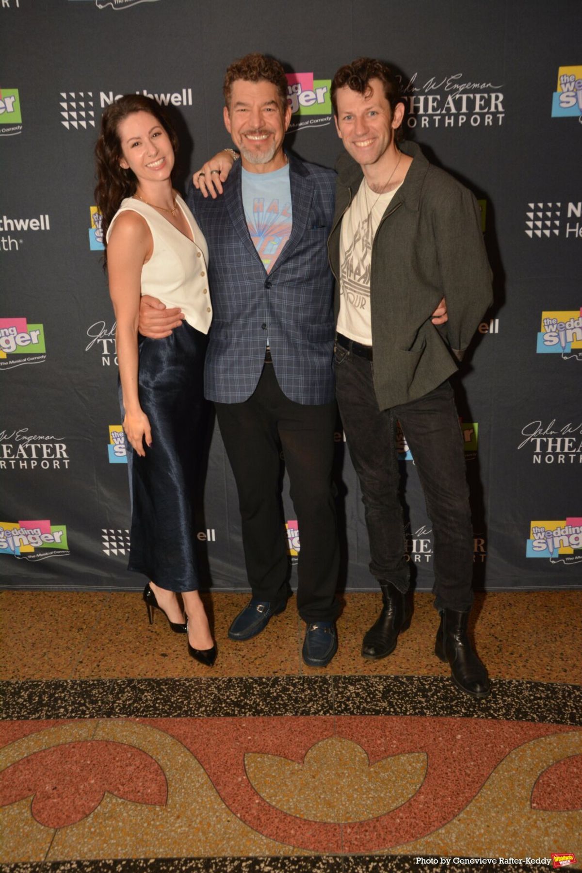 Emily Ann Stys, Paul Stancato and Justin Wolfe Smirh at Photos: THE WEDDING SINGER Opens at The John W. Engeman Theater Northport