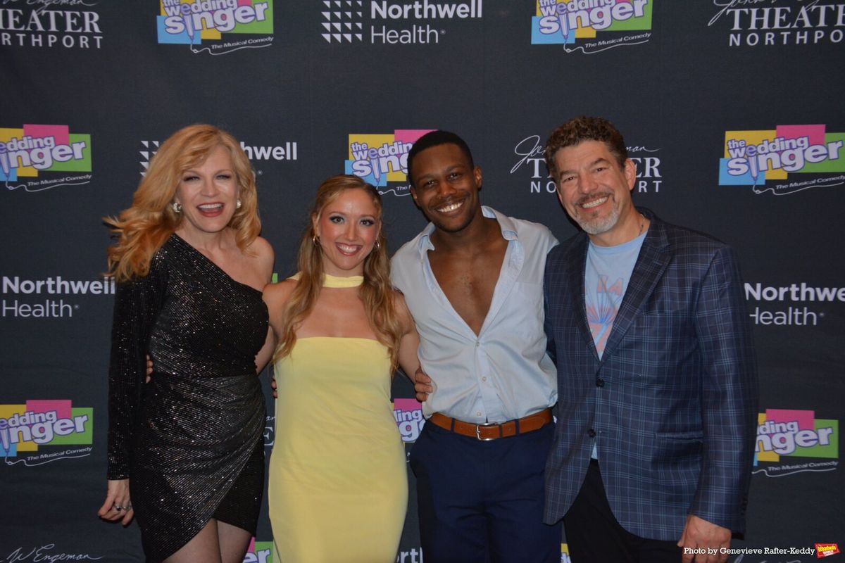 Felic8ia FInley, Regan Victoria White, Jay Owens and Paul Stancato at Photos: THE WEDDING SINGER Opens at The John W. Engeman Theater Northport