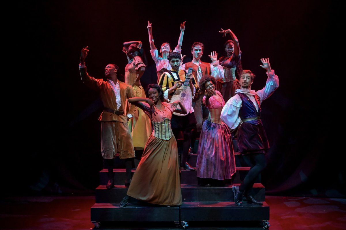 Something Rotten! ensemble, image by Nicholson Media