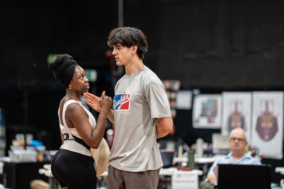 Elizabeth Ayodele, Noah Ritter at Photos: George R. R. Martin’s GAME OF THRONES: THE MAD KING in Rehearsal