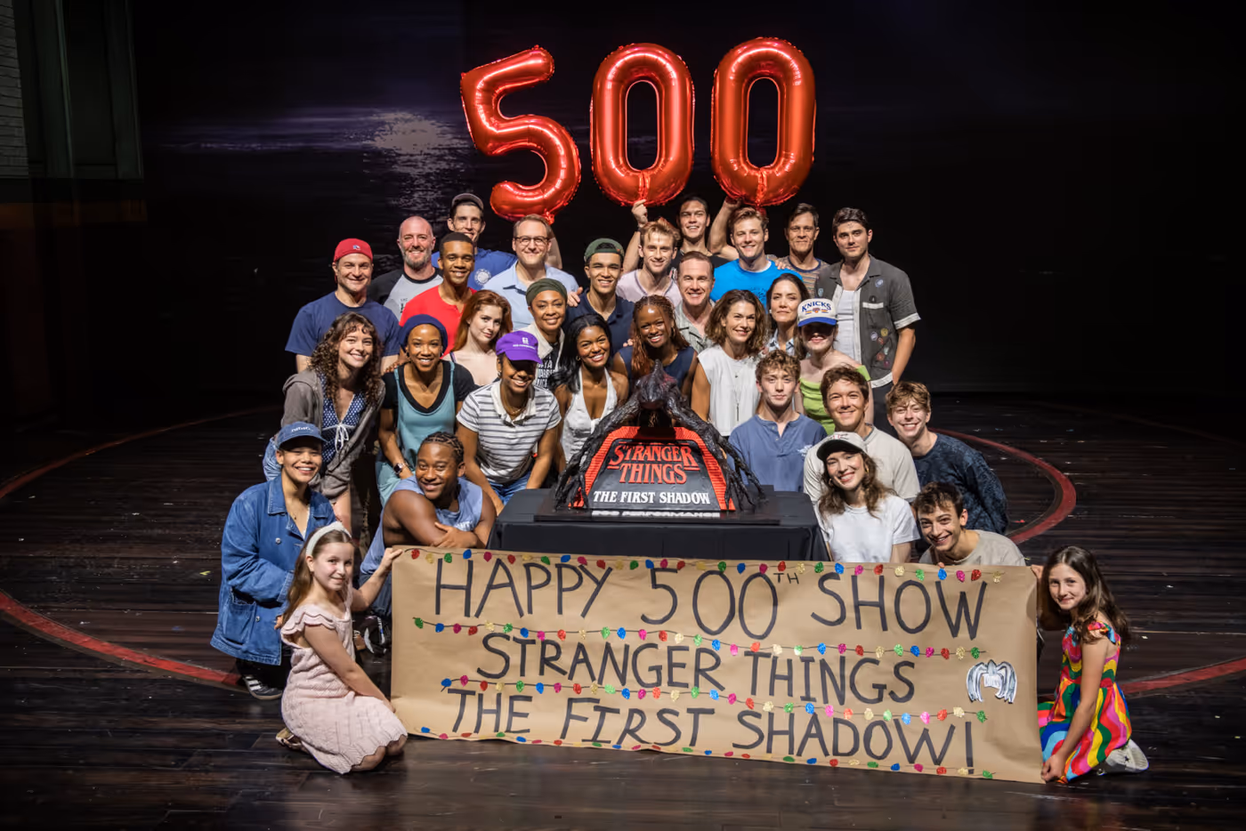 Photos: STRANGER THINGS: THE FIRST SHADOW Celebrates 500th Broadway Performance Image