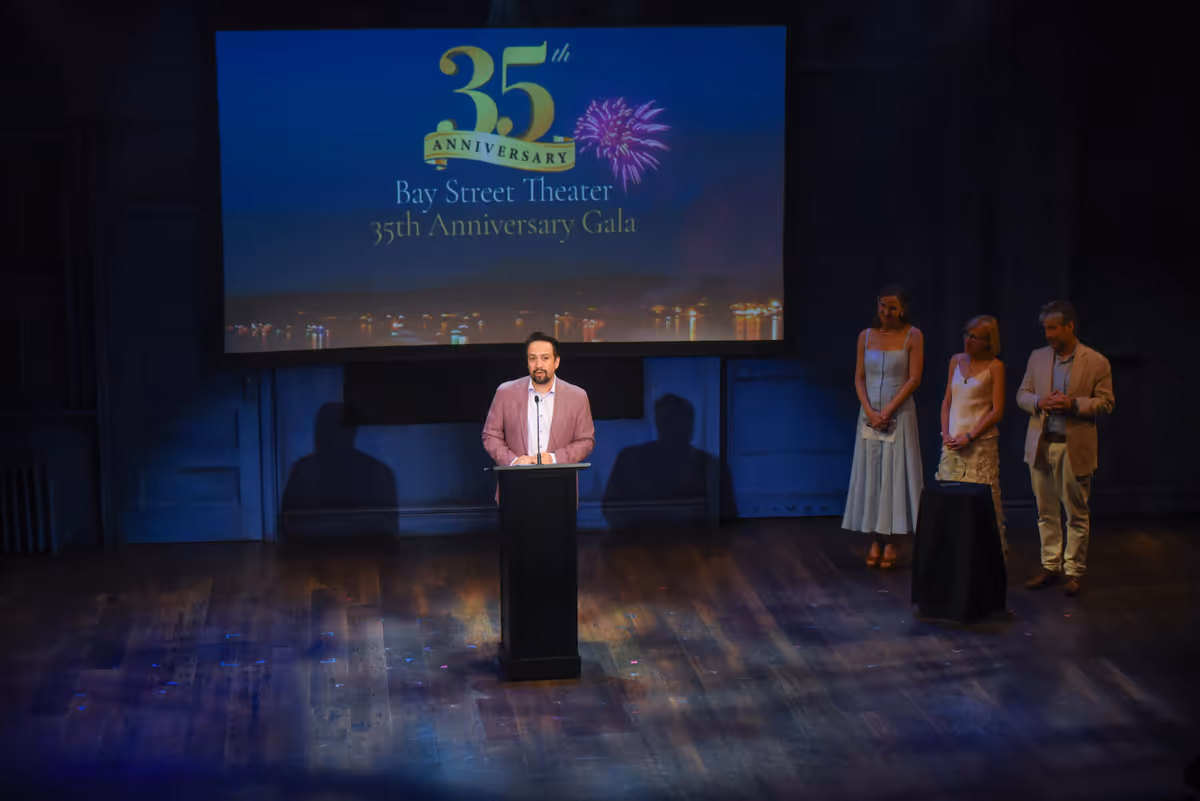 Lin-Manuel Miranda at Photos: Lin-Manuel Miranda Honored With Lifetime Achievement Award at Bay Street Theater Gala
