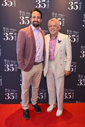 Lin-Manuel Miranda and Luis A. Miranda Jr. @ BroadwayWorld Lin-Manuel Miranda and Luis A. Miranda Jr. Photo