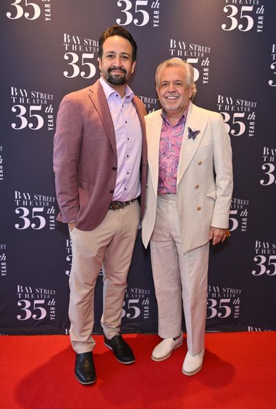 Lin-Manuel Miranda and Luis A. Miranda Jr. Photo