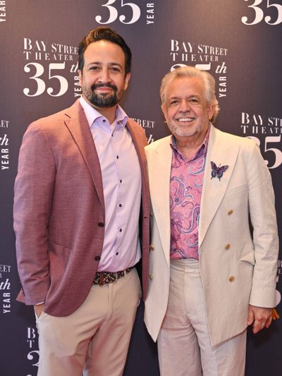 Lin-Manuel Miranda and Luis A. Miranda Jr. Photo