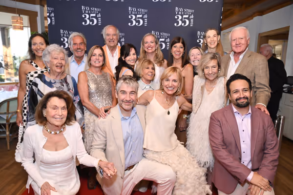 The Board of Bay Street Theater with Lin-Manuel Miranda Photo