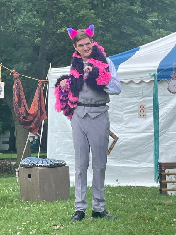 Josh Lightner as the Cheshire Cat Photo