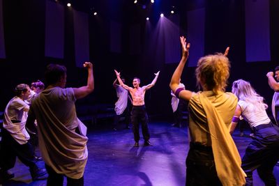 Mark Dacascos and the Cast of Julius Caesar Photo