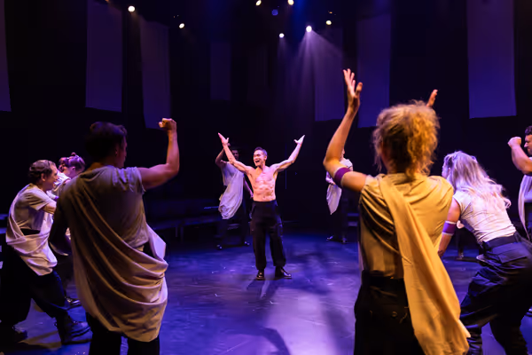 Mark Dacascos and the Cast of Julius Caesar Photo