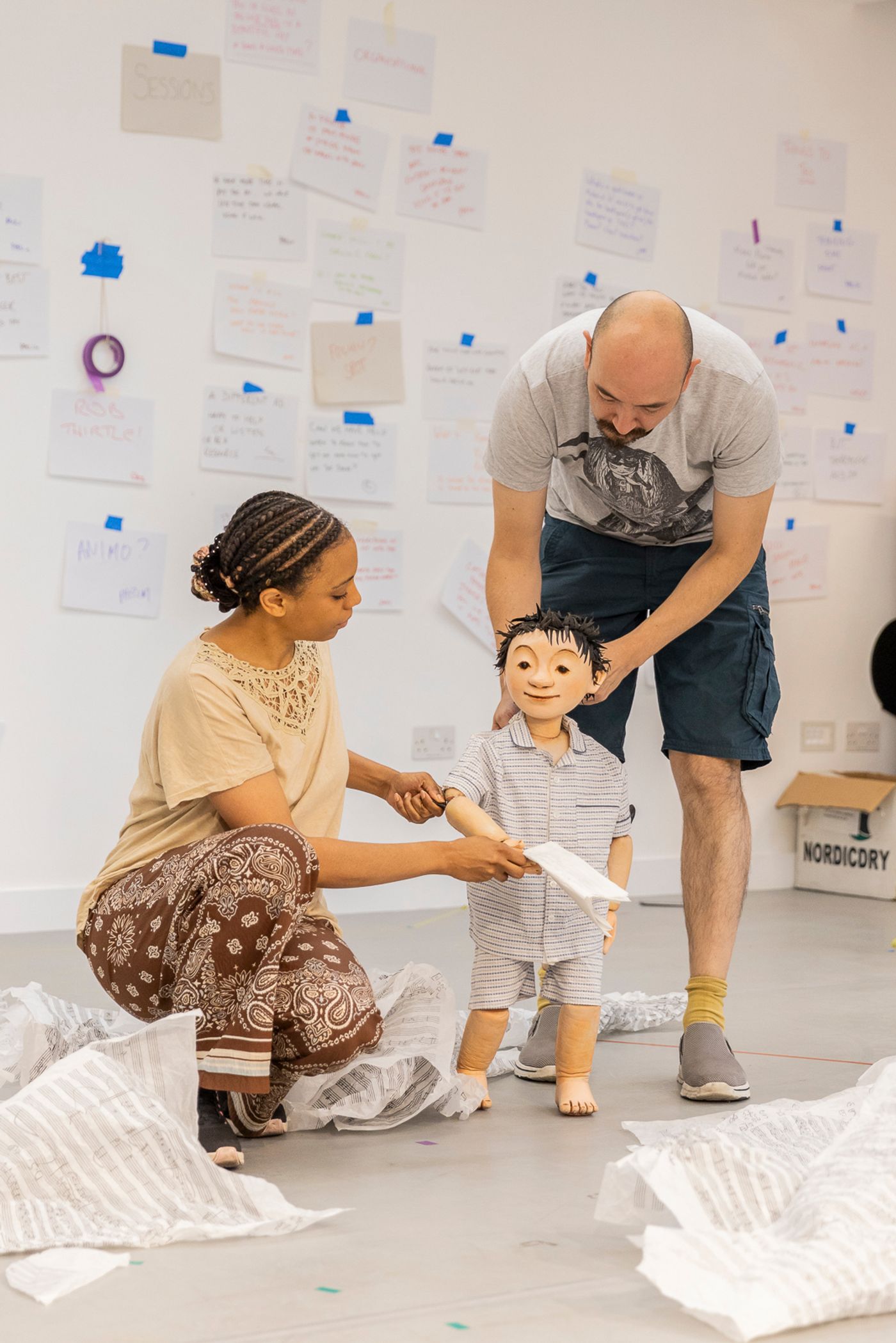 Photos: TAO OF GLASS in Rehearsal at @sohoplace Theatre Image