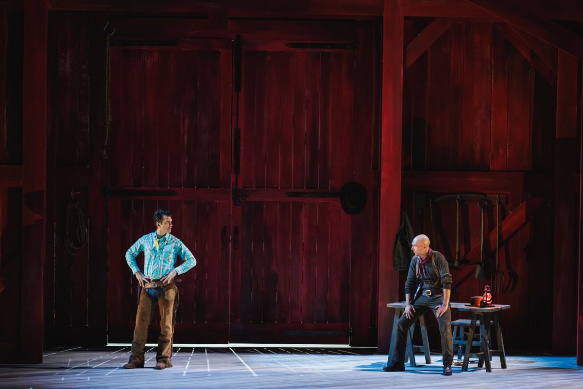 Michael Adams, Erik Nordstrom at Photos/Video: OKLAHOMA! At Glimmerglass Festival Starring Shereen Pimentel, Michael Adams and More