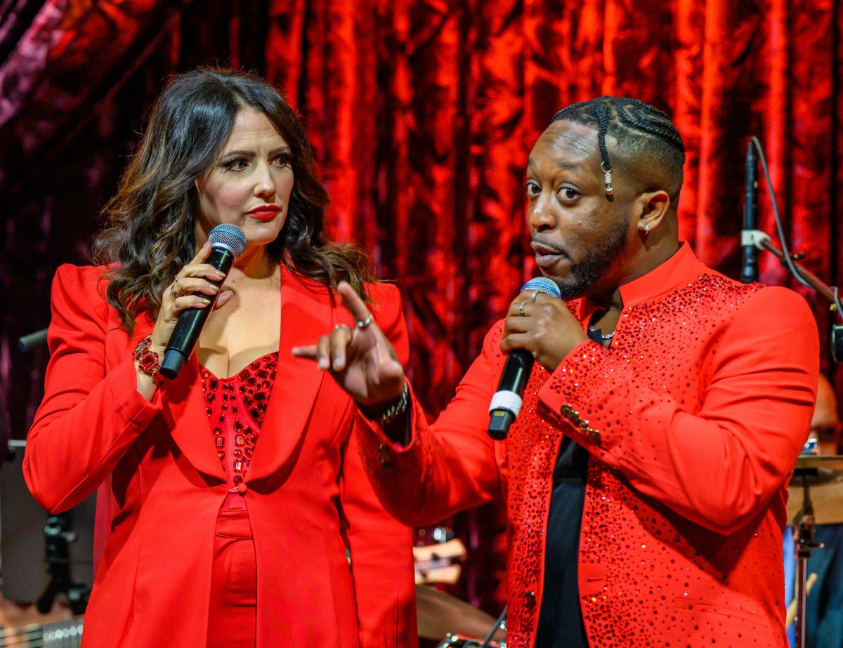 Rachel Potter and DeeJay Young at Photos: Rachel Potter, Diana Degarmo and More in THE ROOM WHERE IT HAPPENED at Analog In Nashville
