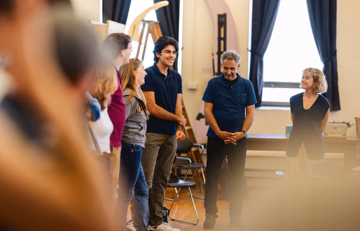 Jacob Prager, John Turturro and Tatiana Maslany at Photos: Paul Giamatti, Tatiana Maslany and More in RHINOCEROS Rehearsals at A.R.T.
