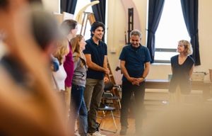 Jacob Prager, John Turturro and Tatiana Maslany Photo