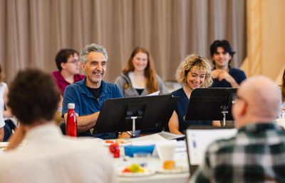 John Turturro and Tatiana Maslany Photo