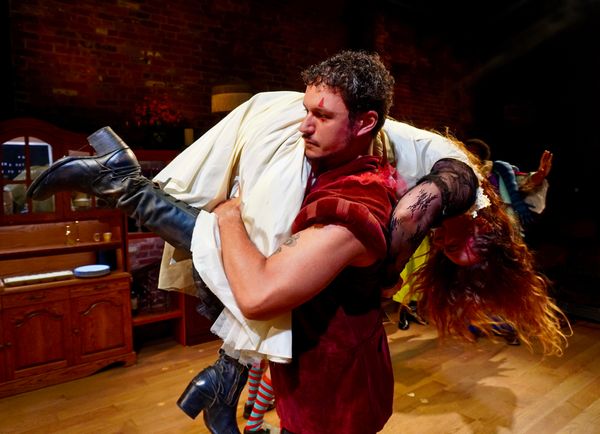 Kate Eastman & Juan Arturo in TAMING OF THE SHREW. Photos by Reaching Glory… Photo