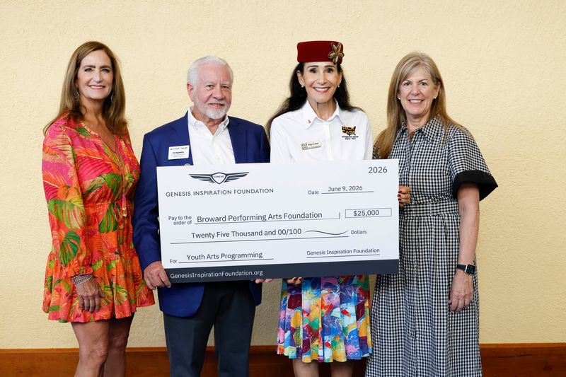 Photos: Genesis Inspiration Foundation Donates ,000 to Broward Performing Arts Foundation — photo 1 of 5