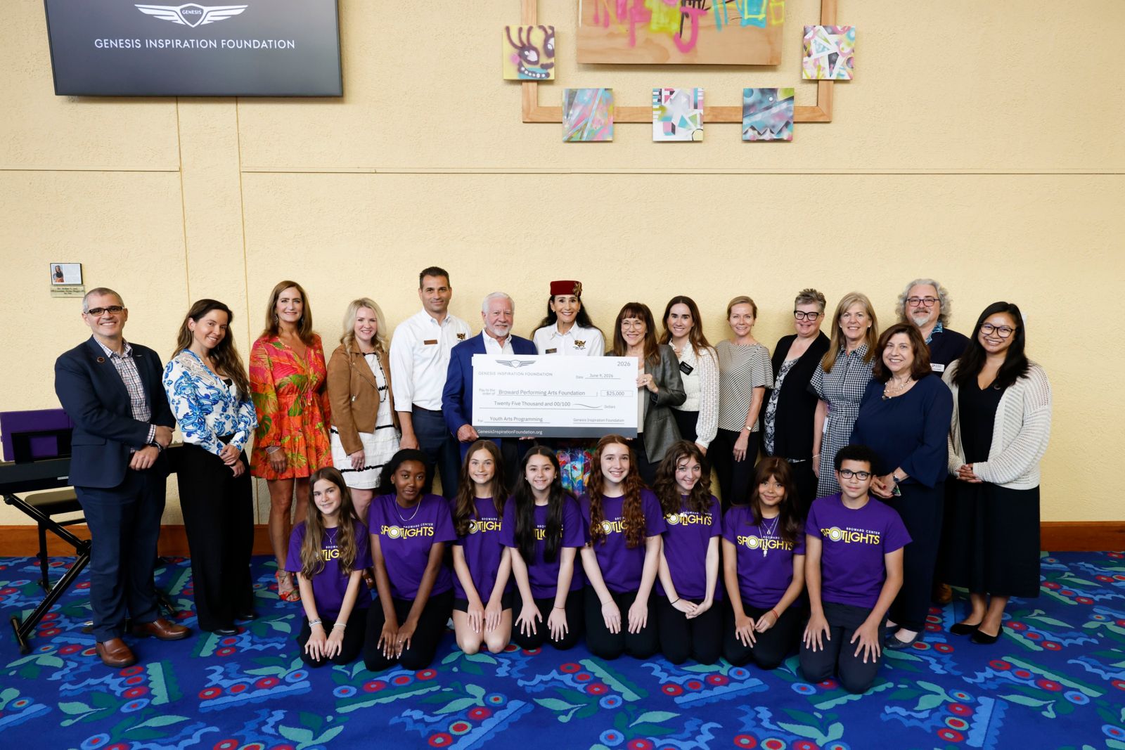 Photos: Genesis Inspiration Foundation Donates ,000 to Broward Performing Arts Foundation — photo 3 of 5