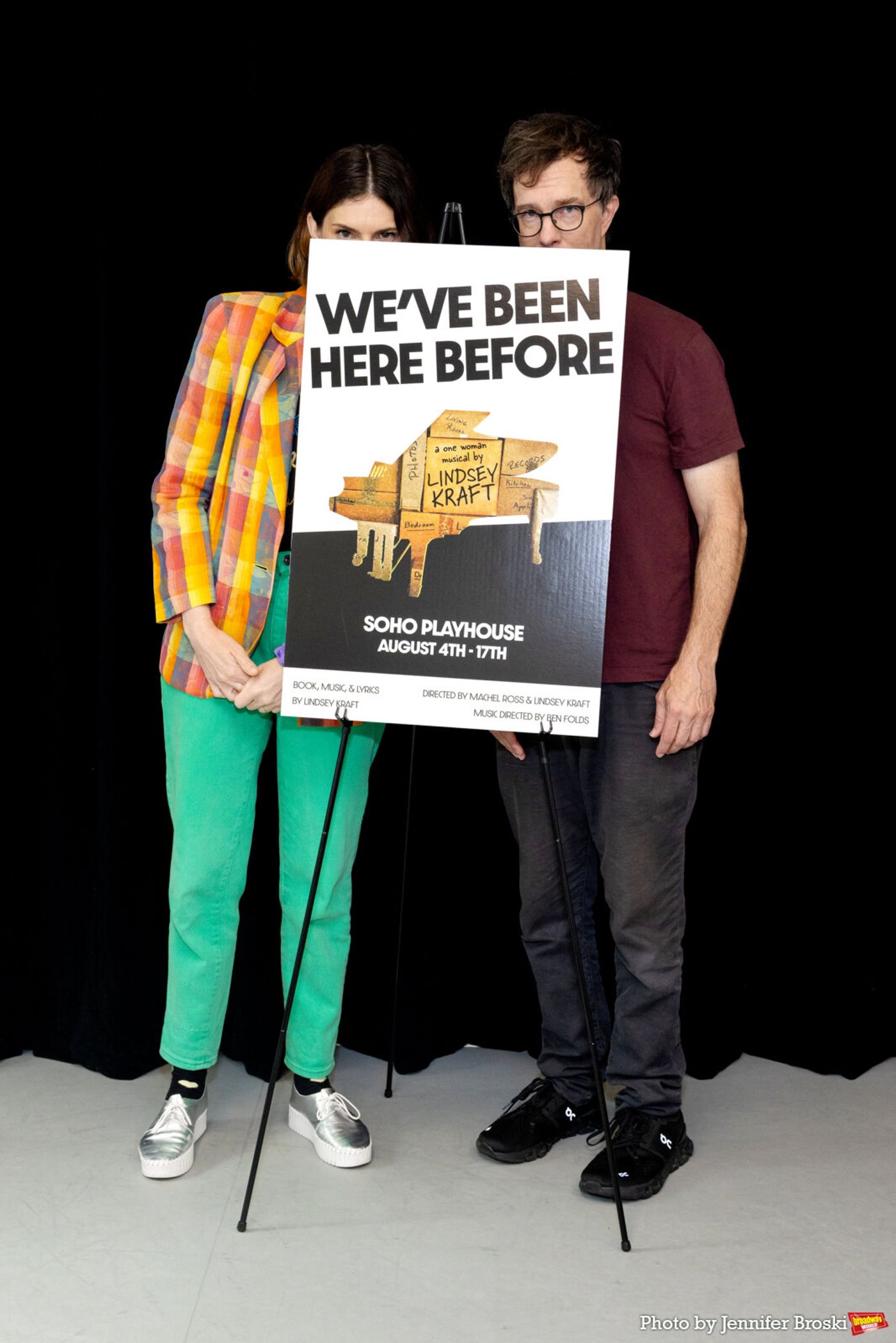 Photos: Lindsey Kraft & Ben Folds Get Ready for WE'VE BEEN HERE BEFORE Image