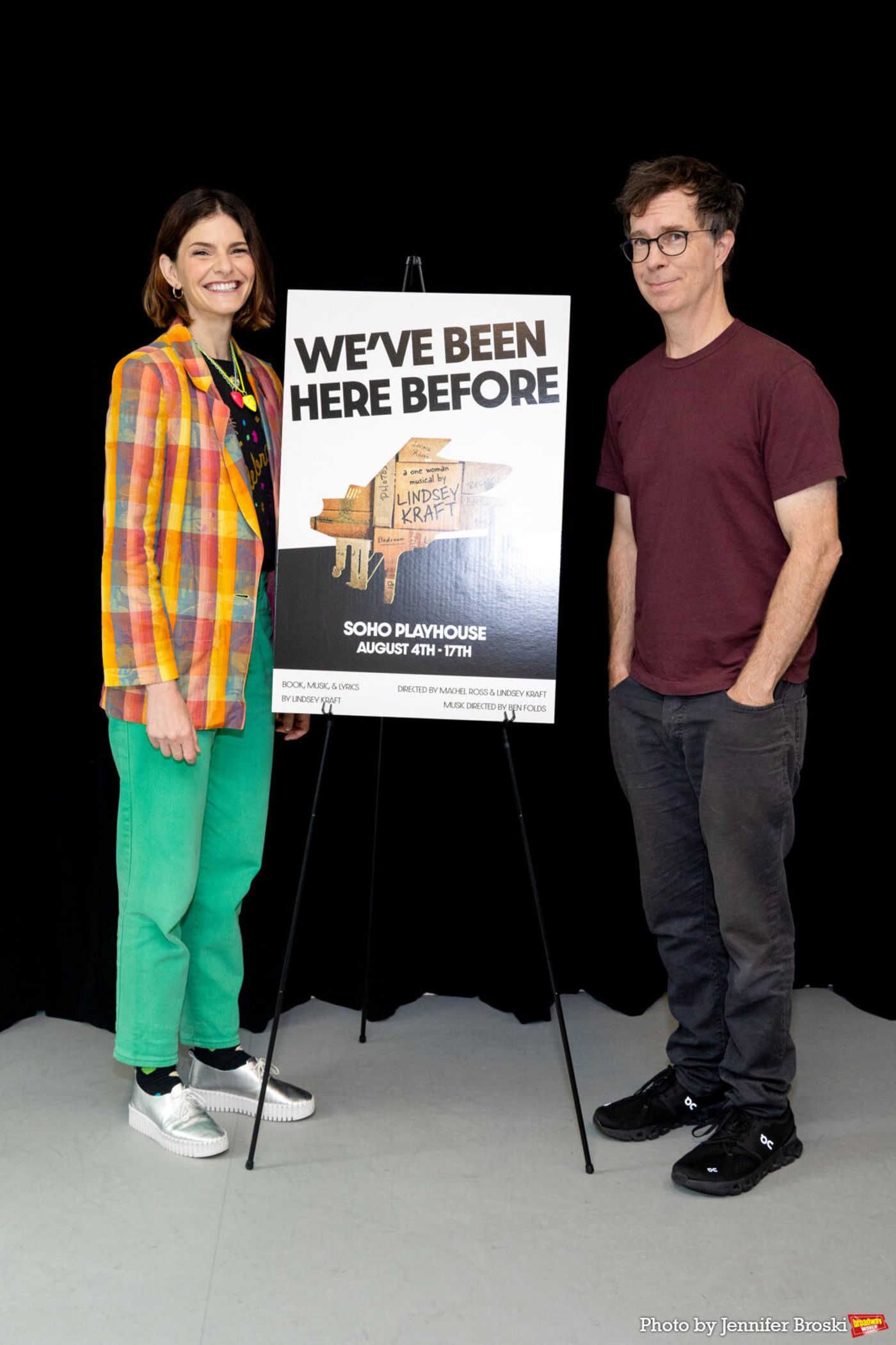 Photos: Lindsey Kraft & Ben Folds Get Ready for WE'VE BEEN HERE BEFORE Image