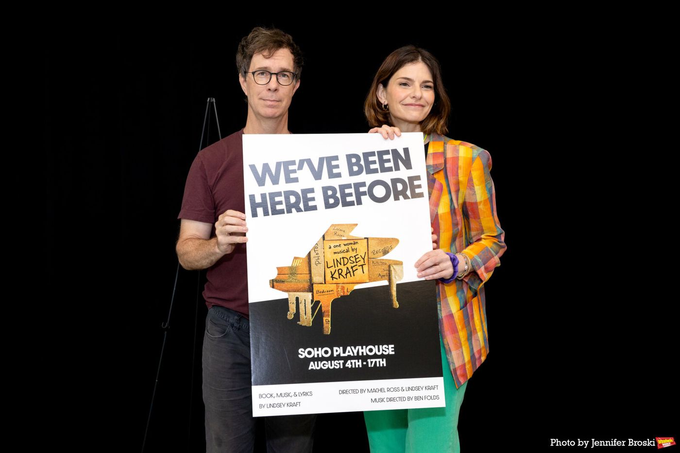 Photos: Lindsey Kraft & Ben Folds Get Ready for WE'VE BEEN HERE BEFORE Image