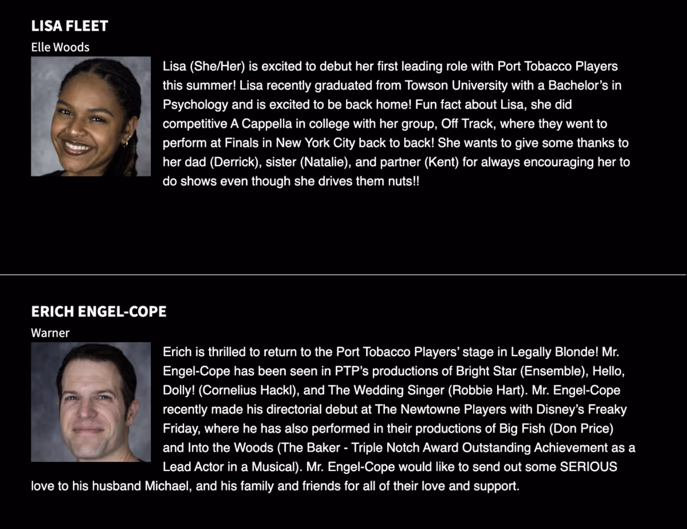 Stage Mag Spotlight: Port Tobacco Players's LEGALLY BLONDE THE MUSICAL Image