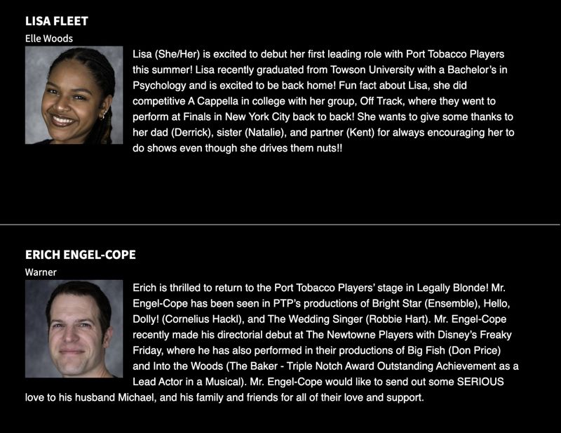 Stage Mag Spotlight: Port Tobacco Players's LEGALLY BLONDE THE MUSICAL Image