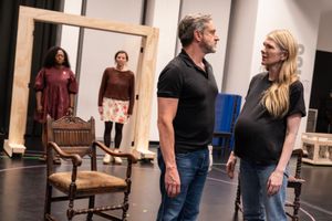 Raúl Esparza and Lily Rabe @ BroadwayWorld Raúl Esparza and Lily Rabe Photo